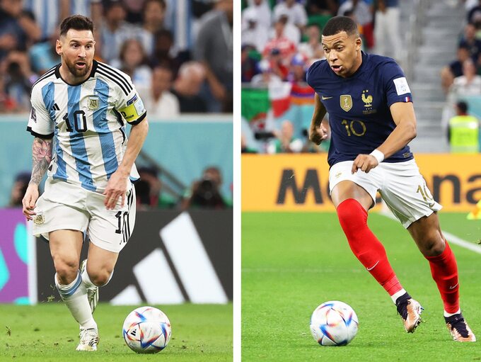 Lionel Messi i Kylian Mbappe