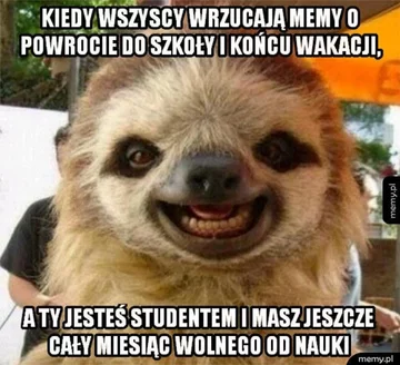 Zbliża się koniec wakacji. Internauci tworzą memy 