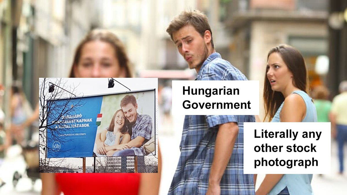 Węgierski mem z rozkojarzonym chłopakiem - reakcja na wpadkę partii rządzącej 