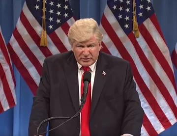 Alec Baldwin jako Donald Trump 