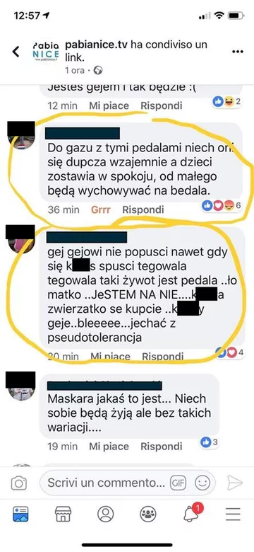 Screen zamieszczony na profilu partnera Roberta Biedronia 