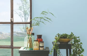 Kolor niebieski we wnętrzu 