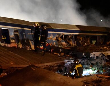 Miniatura: Czołowe zderzenie pociągów w Grecji....