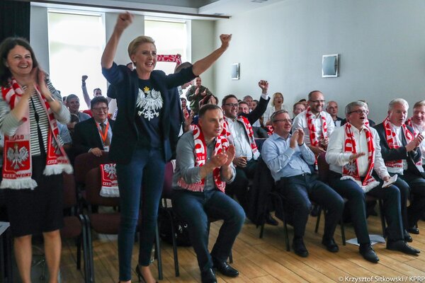 Miniatura: Mecz Polska - Japonia. Tak kibicowała...