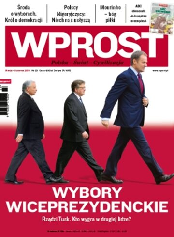 Okładka tygodnika Wprost nr 23/2010 (1426)