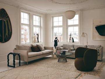 Apartament w Kopenhadze ze sztuką w roli gł&oacute;wnej