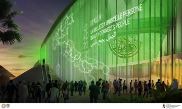 Pawilon Włoch Włoski pawilon na EXPO 2020 w Dubaju