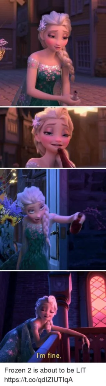 Mem inspirowany filmem „Frozen 2” 