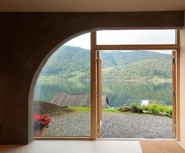 Drewniany dom w Ulvik, proj. Rever & Drage 