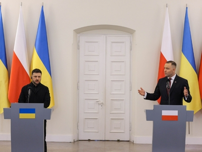 Miniatura: Wizyta Wołodymyra Zełenskiego w Polsce