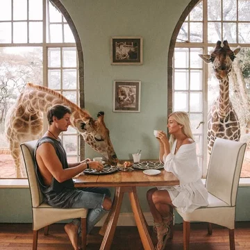 Giraffe Manor, Nairobi, Kenia 