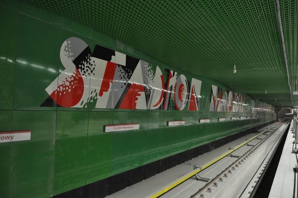 Stacja Stadion Narodowy, stan na dzień 27 września 2014r.