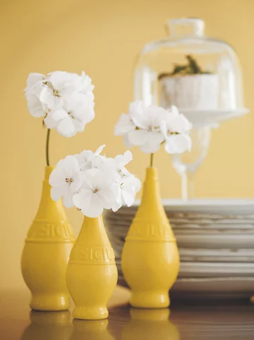 Żółty we wnętrzach 