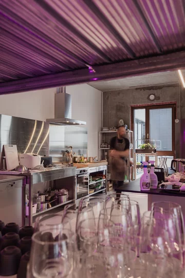 Venue 54 pop up Restaurant, Ryga. Projekt: Open AD 