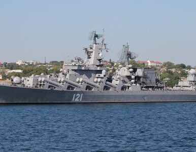 Miniatura: Słynny krążownik „Moskwa” w ogniu. Doradca...