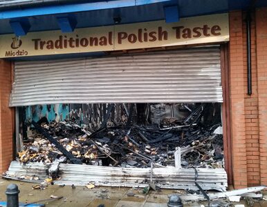 Miniatura: W Anglii spłonął polski sklep. Policja...
