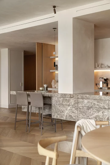 Elegancki apartament w Krakowie, projekt Katarzyna Kraszewska 