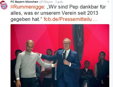 Miniatura: Oficjalnie: Guardiola odejdzie z Bayernu!...