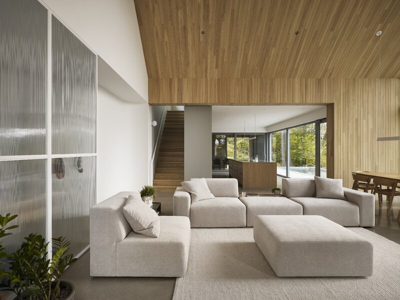 Minimalistyczny dom na klifie, projekt Matière Première Architecture