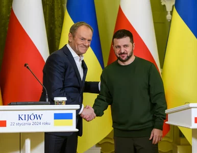 Miniatura: Tusk spotkał się z Zełenskim w Kijowie....
