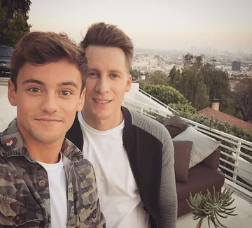 Tom Daley i Dustin Lance Black 