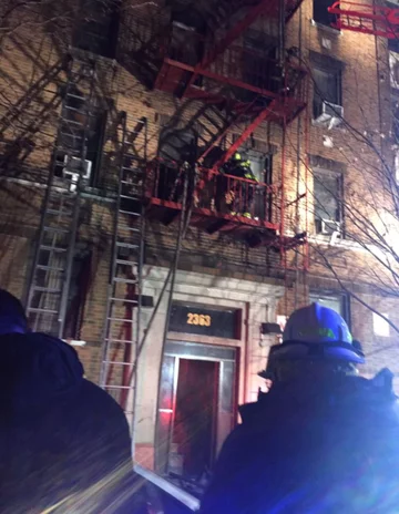 Pożar w Nowym Jorku 