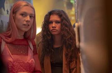 Zendaya i Hunter Schafer w serialu „Euforia” 