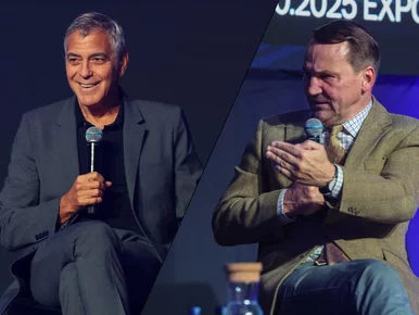 Miniatura: Clooney i Sikorski skradli show. Te chwile...