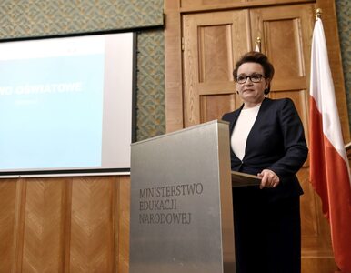 Miniatura: Minister Anna Zalewska: Edukacja seksualna...
