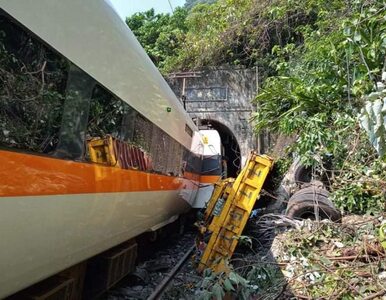 Miniatura: Katastrofa na Tajwanie. Pociąg wykoleił...