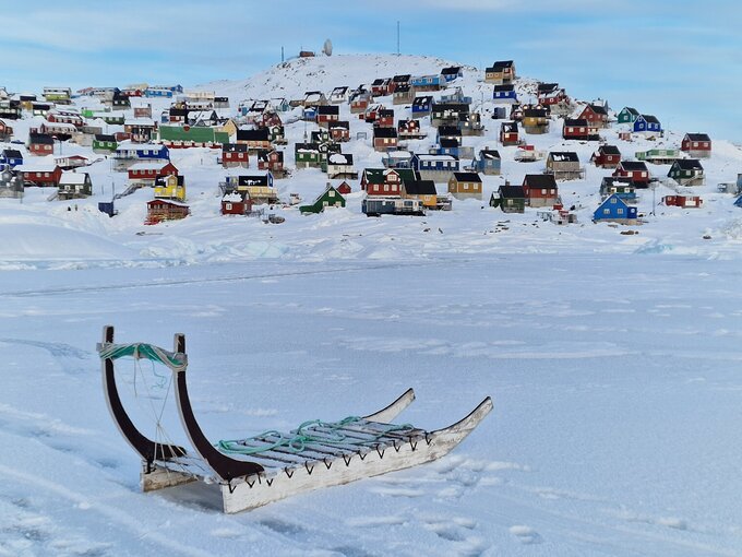 Sanie na&nbsp;Grenlandii