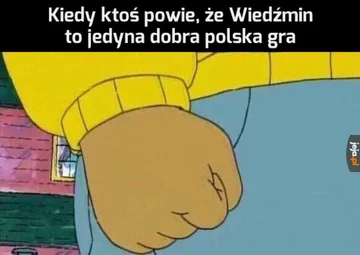 Mem inspirowany grami z serii Wiedźmin 