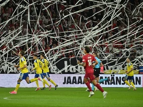 Miniatura: Mecz Szwecja – Polska przerwany! Polscy...