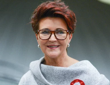 Miniatura: Jolanta Kwaśniewska wykorzystana jako...