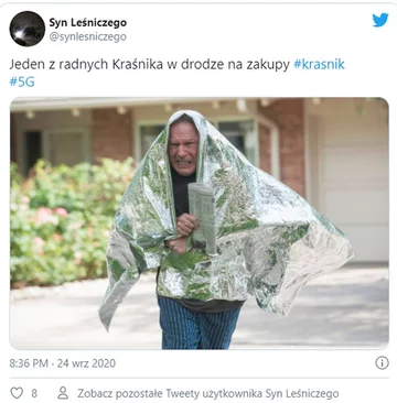 Kraśnik wolny od 5G. Memy 