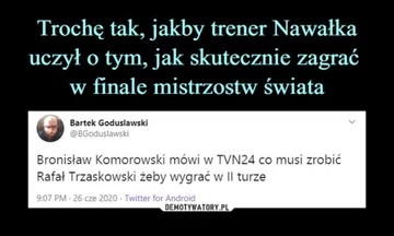 Mem po ogłoszeniu wyników wyborów prezydenckich 