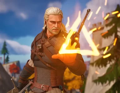 Miniatura: Wiedźmin w Fortnite. Geralt w doborowym...