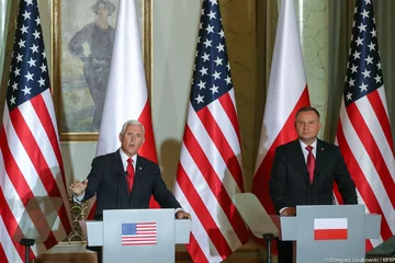 Mike Pence z wizytą w Pałacu Prezydenckim Mike Pence