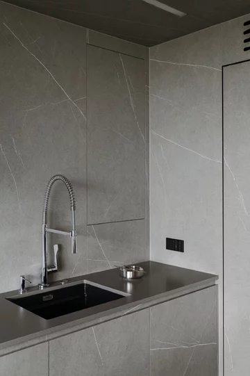 Nowoczesny apartament w Bydgoszczy, projekt CXA 