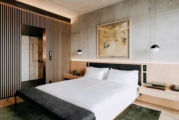Wnętrza hotelu Nobu w Warszawie 