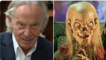 Mem z nową fryzurą Tony'ego Blaira 