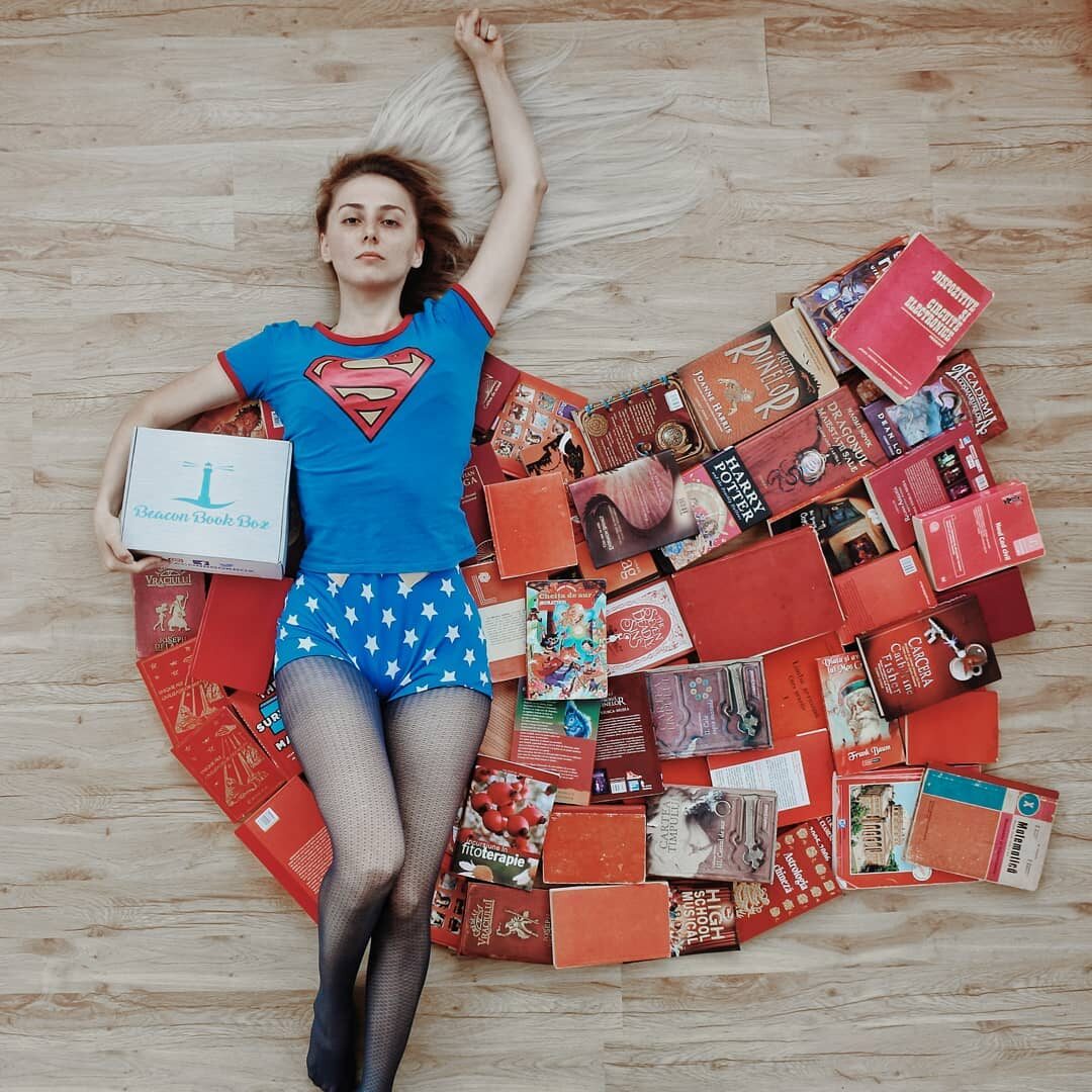 Bookstagramerka Elizabeth Sagan i jej książki 