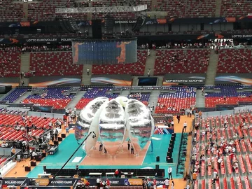 Stadion Narodowy przed meczem Polska - Serbia 