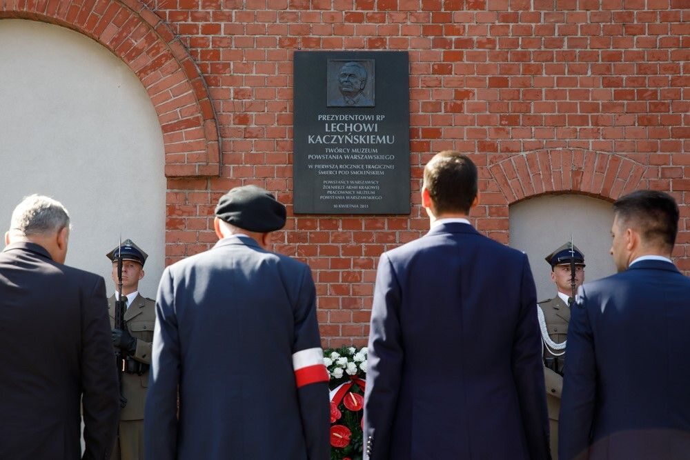 Uroczystość 74. rocznicy wybuchu Powstania Warszawskiego 