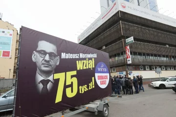 Billboard z Mateuszem Morawiecki 