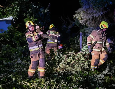 Miniatura: Potężne burze nad Polską. Alerty IMGW: 10...