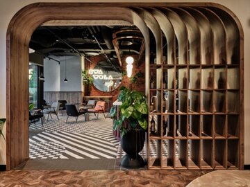 Warszawski hotel, proj. Tremend