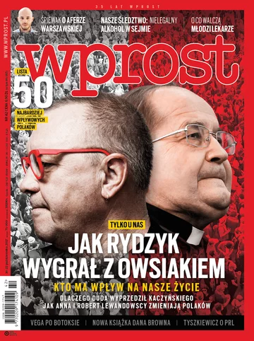 Okładka tygodnika Wprost nr 42/2017 (1807)