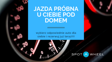 Jazda pr&oacute;bna u&nbsp;Cienie pod&nbsp;domem