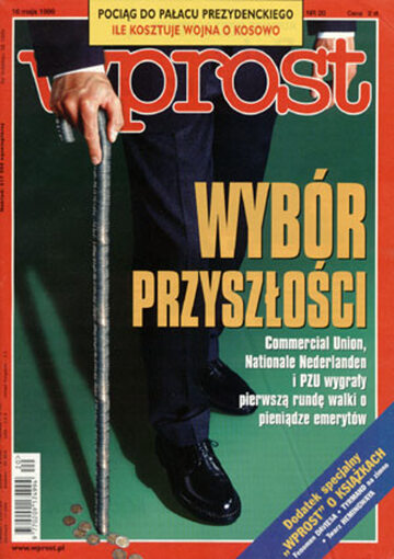 Okładka tygodnika Wprost nr 20/1999 (859)